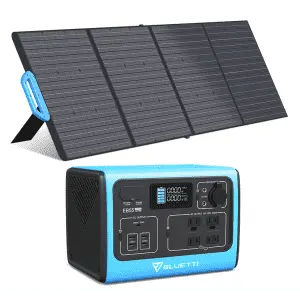 Bluetti 700W Portable Portable Power Station Solar Panel