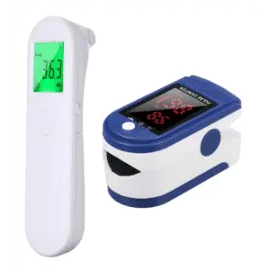 Non Contact Thermometer and Finger Pulse Oximeter