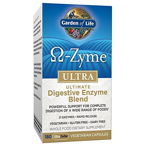 史低价！Garden of Life生命花园 Omega-Zyme 超级复合消化酶胶囊，180粒，现点击coupon后仅售