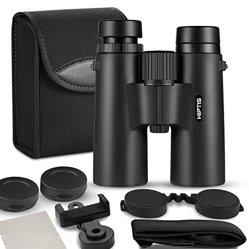 HIPTIS Binoculars, 12x42mm Professional Binoculars for Adults