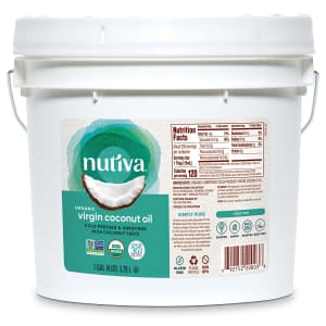 Nutiva 1-Gallon Organic Cold-Pressed Virgin Coconut Oil