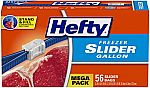 56-Ct Hefty Slider Freezer Storage Bags (Gallon)