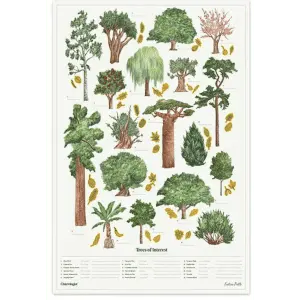 Trees of Interest Scratch Off Chart