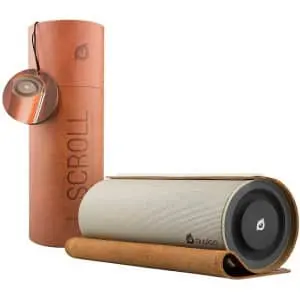 Owlee Scroll Portable Bluetooth Wireless Speaker w/ Leather Cover