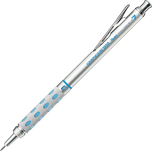 Pentel Automatic Drafting Pencil.7mm, Blue Accent Barrel (PENPG1017C)