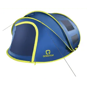 Qomotop 4-Person Pop-up Camping Tent