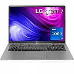 LG gram 17" 2560 x 1600 Ultra-Lightweight Laptop (i7-1165G7 16GB 1TB SSD)