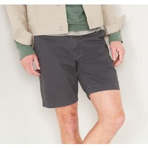 Old Navy Men's Straight Lived-In Khaki Shorts