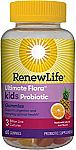 60-Ct Renew Life Kids Probiotic 3 Billion CFU Gummies