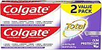2-Pack 4.8-oz Colgate Total Gum Protection Toothpaste (Mint)