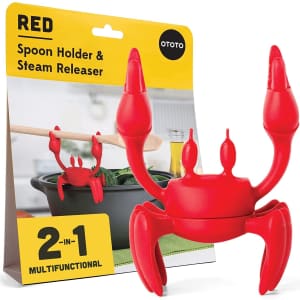 Ototo Red Crab Spoon Holder & Steam Releaser