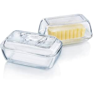 Luminarc Glass Cow Butter Dish