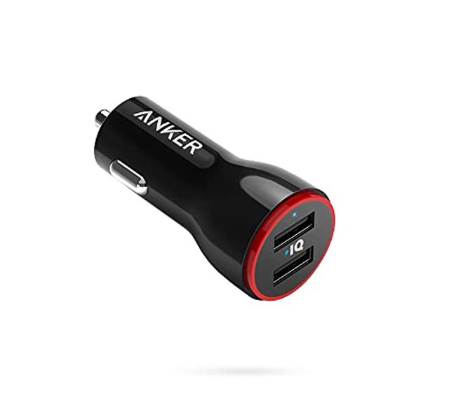 Anker Car Charger, Mini 24W 4.8A Metal Dual USB Car Charger