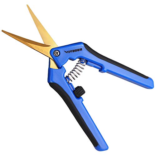 IVOSUN 6.5 Inch Gardening Scissors Hand Pruner Pruning Shear