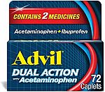 72 ct Advil Dual Action Combination