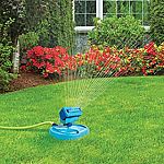 Aqua Joe AJ-OSPR20 20-Nozzle Oscillating Sprinkler $14, 100ft Stainless Steel Garden Hose