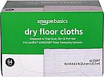 64-Count Amazon Basics Dry Floor Cloths