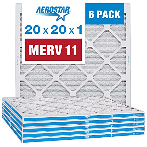 Aerostar 20x20x1 MERV 11 Pleated Air Filter