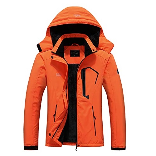 Pooluly Women's Ski Jacket Warm Winter Waterproof Windbreaker Hooded Raincoat Snowboarding Jackets, Now