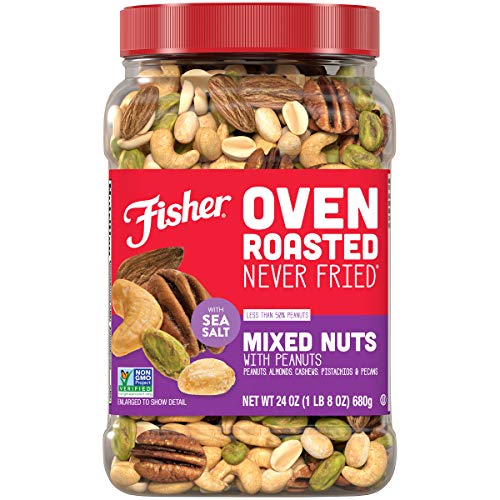 Fisher Nuts 烘培 混合坚果零食，24oz