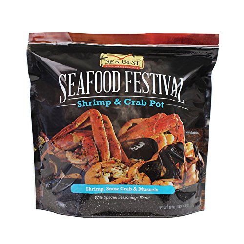Sea Best 虾、蟹、青口 海鲜美味混合装，3磅