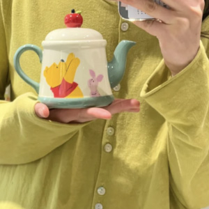 Disney迪士尼 小熊维尼苹果茶壶  350ml SAN3706