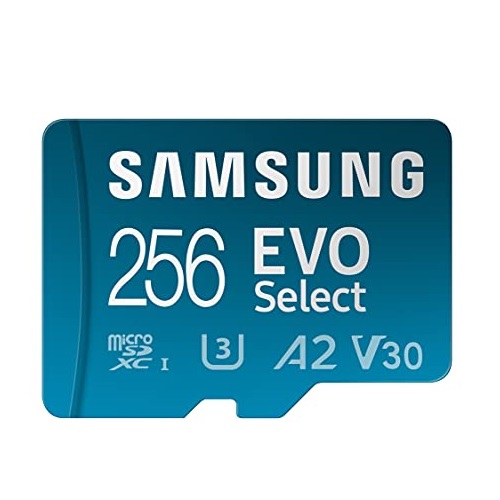 SAMSUNG三星 EVO  Micro SD闪存卡，带SD卡适配器，256GB