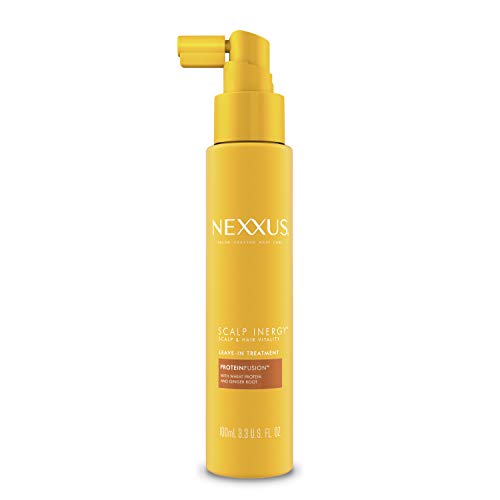 Nexxus Scalp Inergy 免洗护发喷雾，适用于受损头发，3.3 盎司