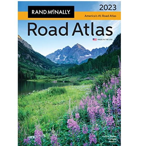 最新版！Rand McNally 北美 （美国、加拿大和墨西哥）大号 地图册，2023版