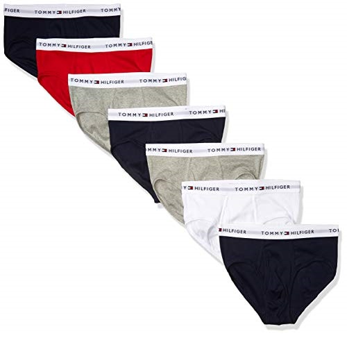 Tommy Hilfiger Men's Underwear Cotton Classics Megapack Brief-Amazon Exclusive, Now
