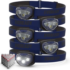 Eveready LED Headlamps 5-Pack