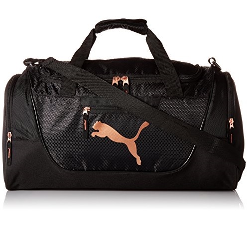 PUMA womens Evercat Candidate duffel bags, Black/Rose Gold, One Size US, List Price is