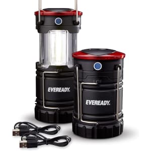 Eveready 360 Rechargeable LED Camping Lantern 2-Pack