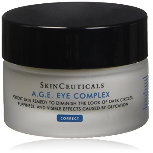 SKINCEUTICALS A.G.E. Eye Complex Moisturizing Anti Aging Cream with Vitamin E Helps Reduces Dark Circles, Puffiness and Crow’s Feet, Blueberry, 0.5 Ounce, List Price is