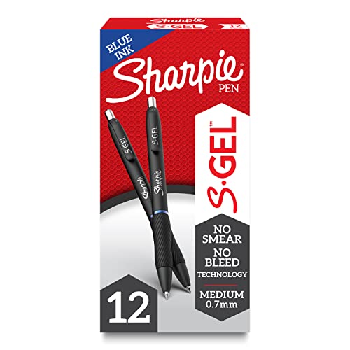 Sharpie S-Gel中号书写笔12 支，笔尖0.7 毫米