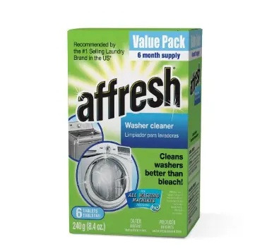 Affresh Washing Machine Cleaner, Cleans Front Load and Top Load Washers, Including HE, 6 Tablets, Now