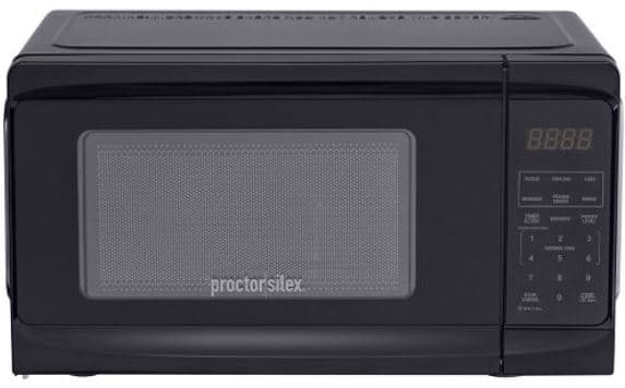 Proctor Silex Microwave Ovens: 1.1 cu. ft. 1000W  $45, 0.7 cu. ft. 700W