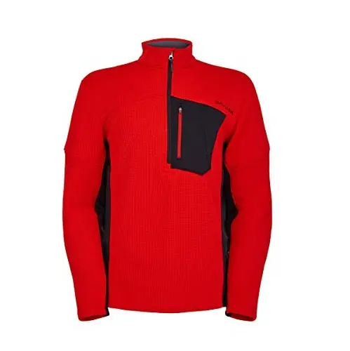 Spyder Active Sports Men's Bandit Half Zip Mid-Layer Jacket, List Price is