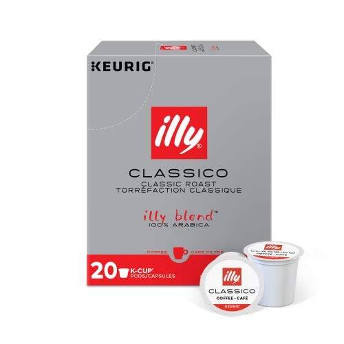 20-Count illy Coffee Classico Medium Roast 100% Arabica K-Cups (illy Blend)