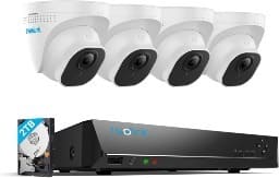 4-Camera 8MP 4K H.265 PoE Security System w/ 3X Optical Zoom & 2TB HDD