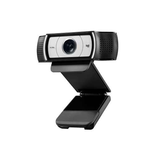 Logitech C930s Pro HD Webcam, Full HD 1080p video calling, Noise-canceling mic, HD auto light correction, wide Field of View, Now