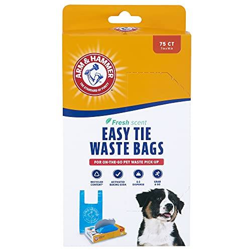75-Count Arm & Hammer Easy Tie Waste Bags (Blue)