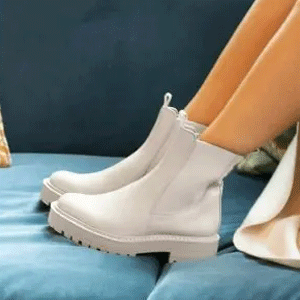 Sam Edelman Laguna 灰色切尔西短靴 