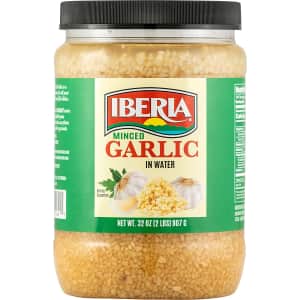 Iberia Minced Garlic In Water 32-oz. Jar