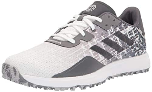 adidas Men's S2g Spikeless Golf Shoes (White/Grey Three/Grey Two)