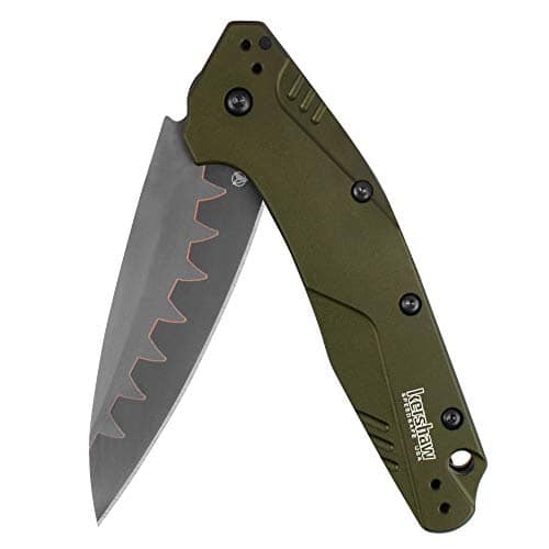 Kershaw Dividend Speedsafe 3'' D2 Composite Blade Pocket Knife (Olive)