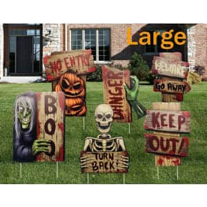 Roossi Halloween Yard Sign 6-Pack