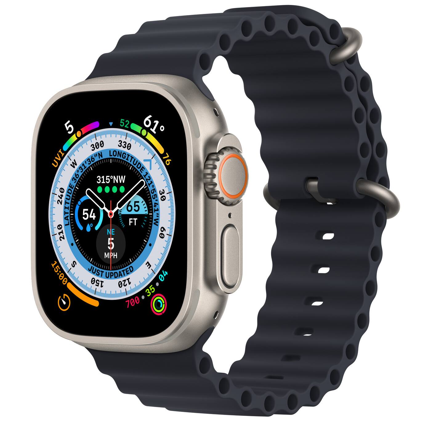 Apple Watch Ultra 49mm GPS + Cellular Titanium Case Smart Watch (Various Colors)