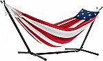 Vivere Hammock with Stand (Red, White, Blue)