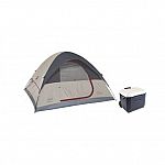 Coleman Highline 4-Person Dome Tent and Xtreme 50-Qt Wheeled Cooler